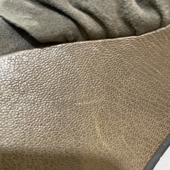 Eileen Fisher Draw Suede Platform Wedge Sandal with Dust Bag - Picture 10 of 16